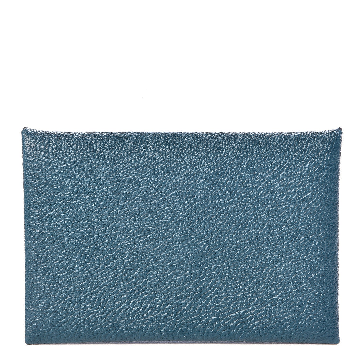 Hermes Chevre Mysore Calvi Card Case Vert Bosphore 1 of 8