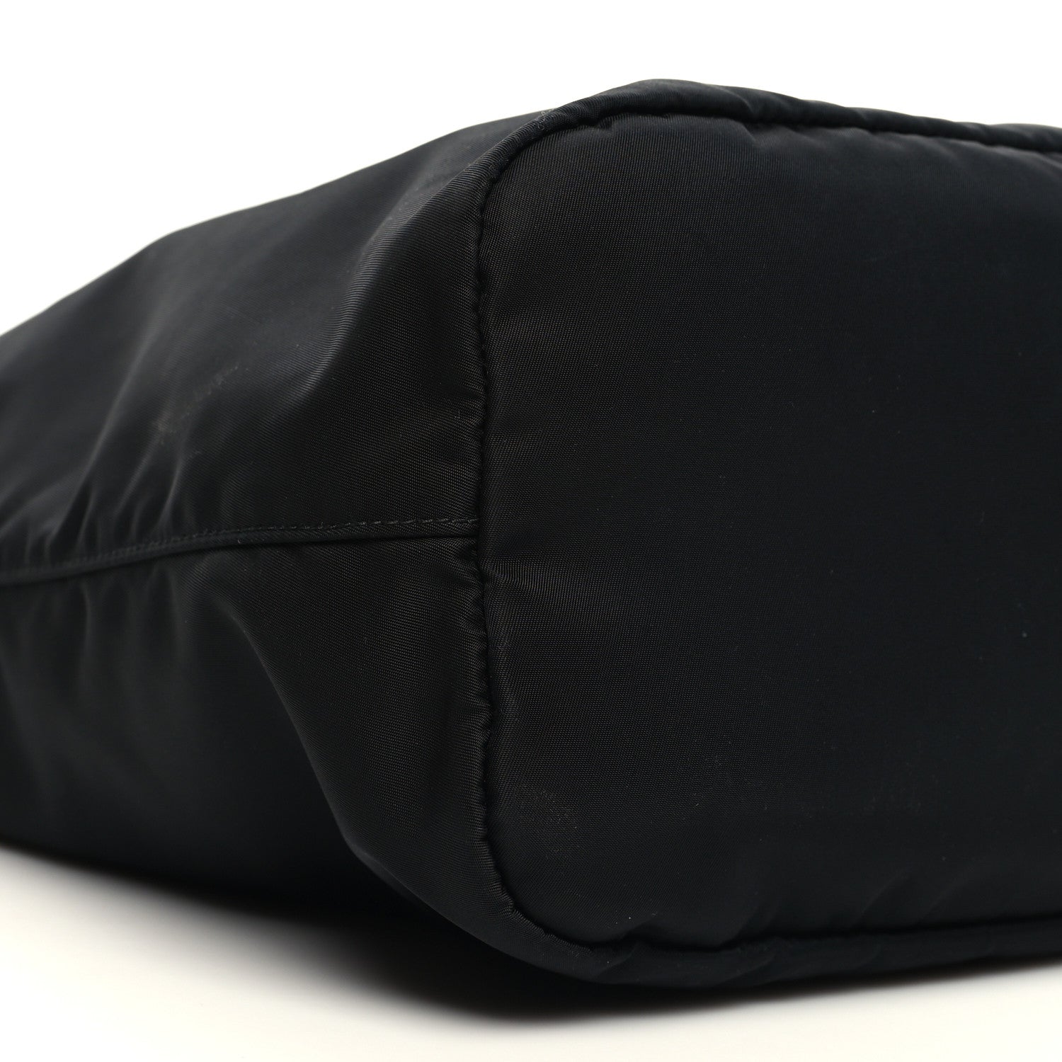 Prada Tessuto Nylon Saffiano Tote Black 8 of 9