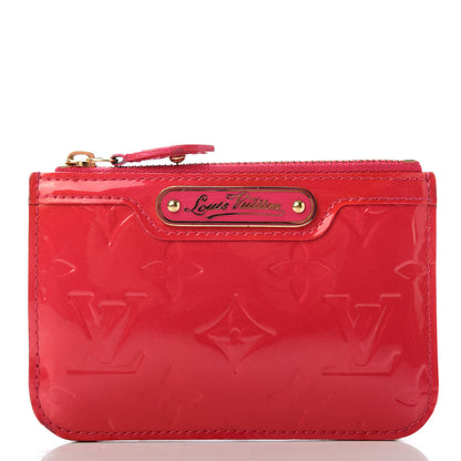 Louis Vuitton Vernis Key Pouch Rose Pop 2 of 10