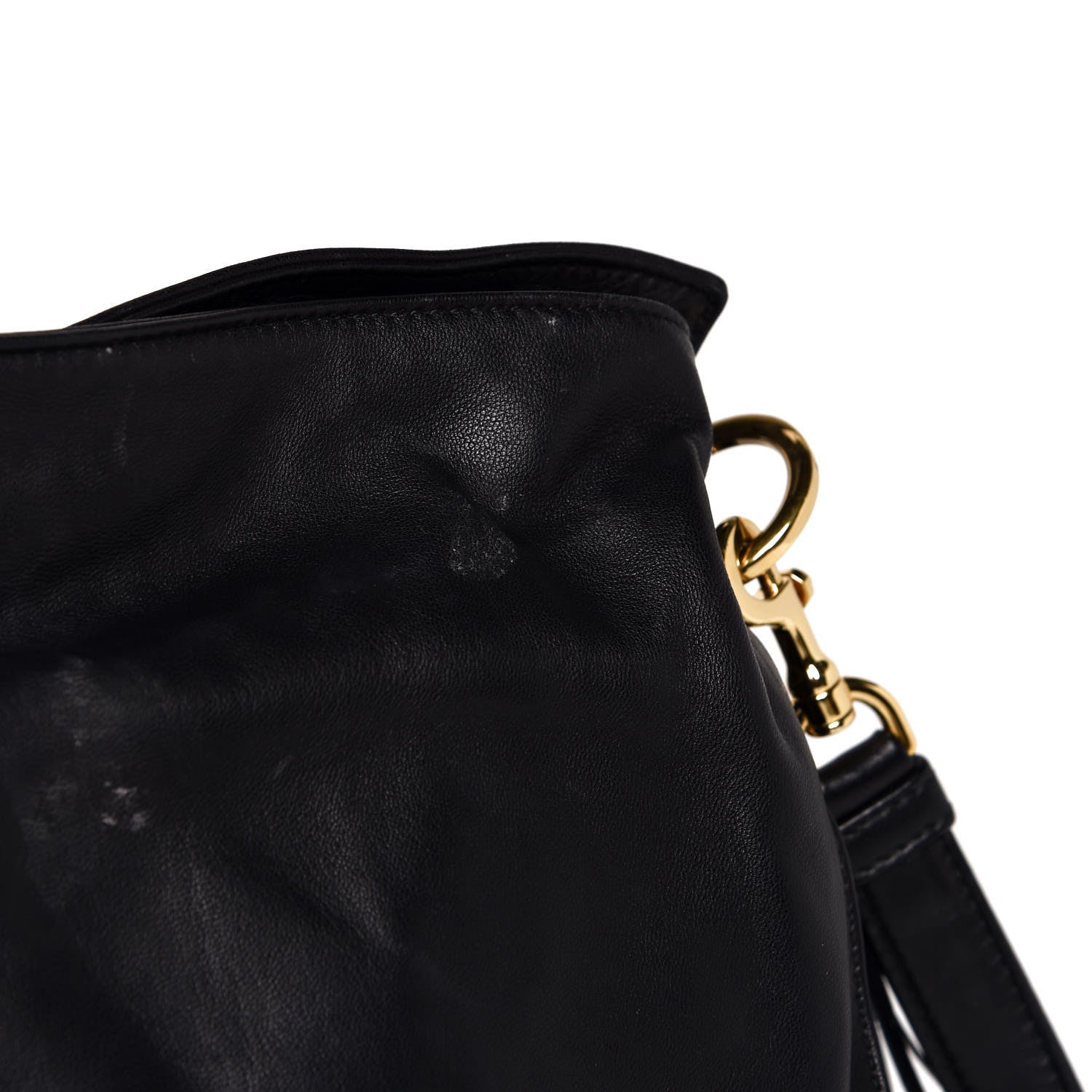 Loewe Calfskin Flamenco Shoulder Bag Black 10 of 10