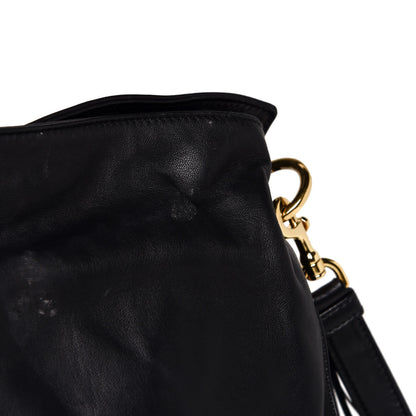 Loewe Calfskin Flamenco Shoulder Bag Black 10 of 10