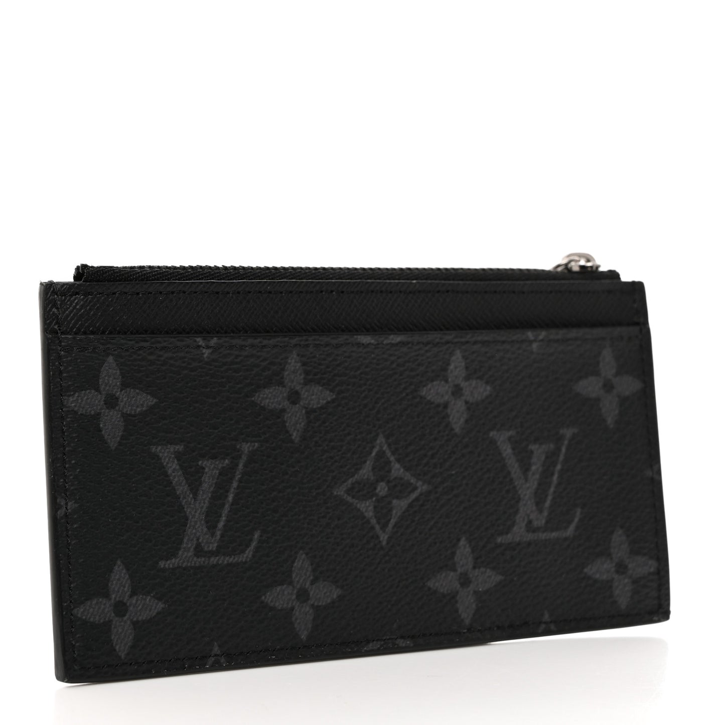 LOUIS VUITTON Reverse Monogram Eclipse Taiga Coin Card Holder