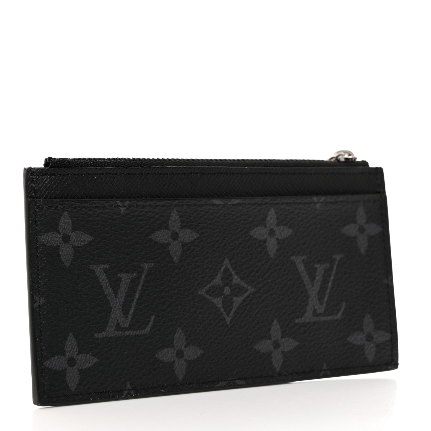 Louis Vuitton LOUIS VUITTON Reverse Monogram Eclipse Taiga Coin Card Holder 3 of 6