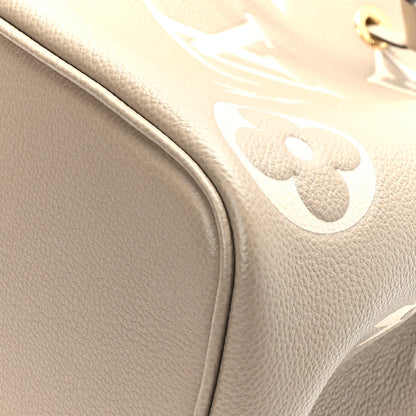 Louis Vuitton Empreinte Monogram Giant Neonoe MM Tourterelle Creme 9 of 11