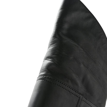 Chanel Calfskin Knee High Chain Boots 39 Black 13 of 18
