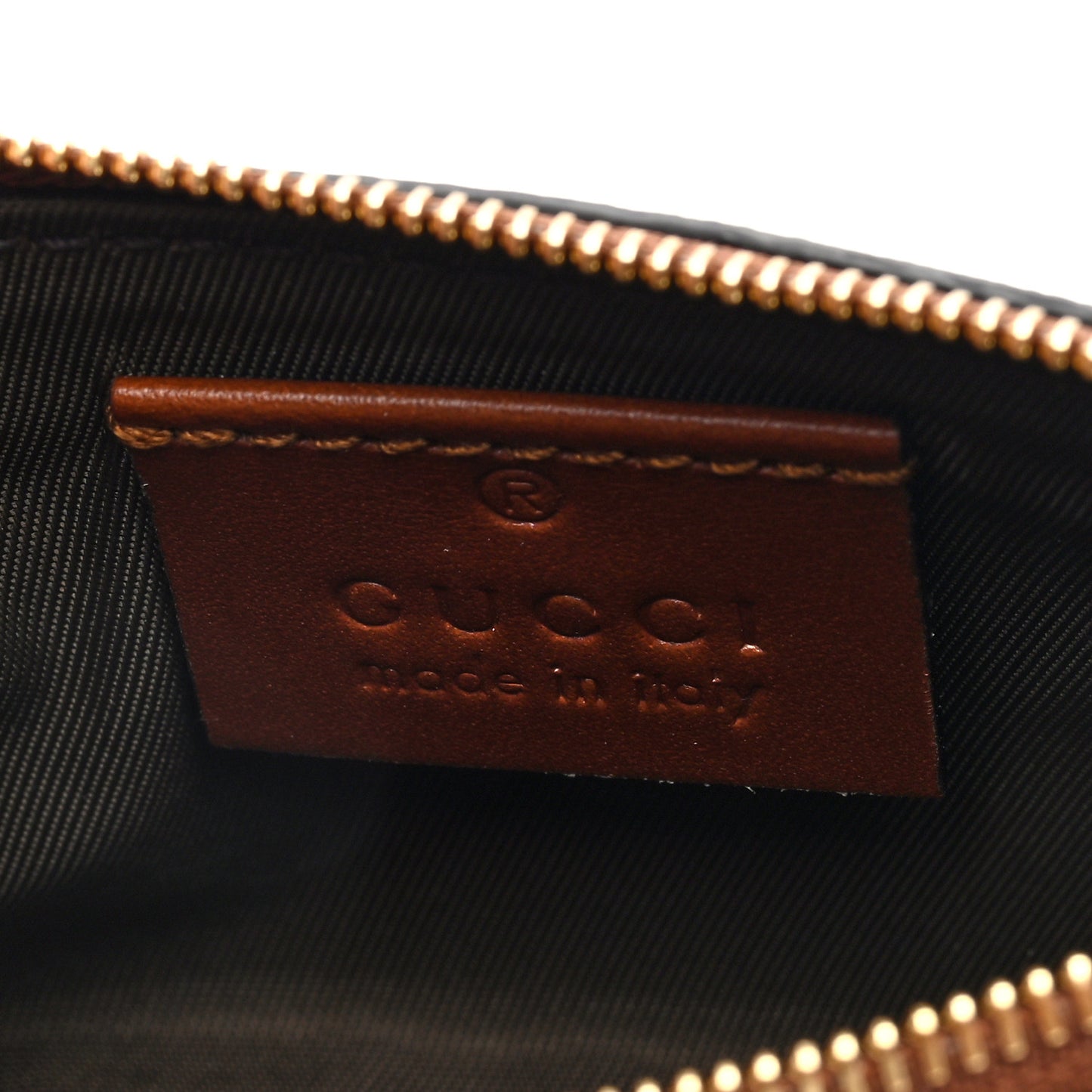 GG Supreme Monogram Key Case Beige Ebony Cuir