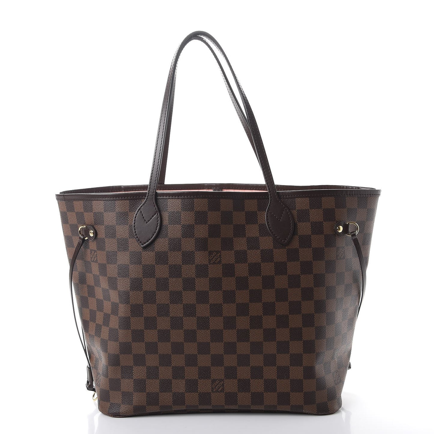 Damier Ebene Neo Neverfull MM Rose Ballerine