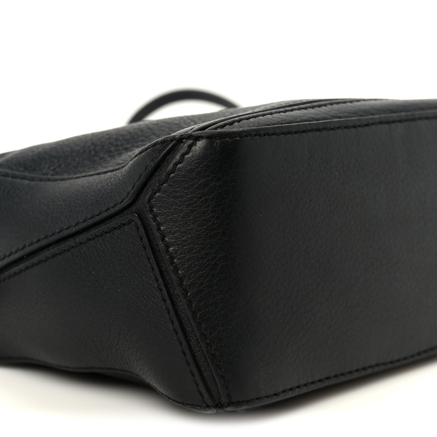 Calfskin Mini Puzzle Bag Black