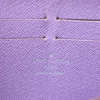 Louis Vuitton Monogram Multicolor Zippy Wallet Black Violet 6 of 11