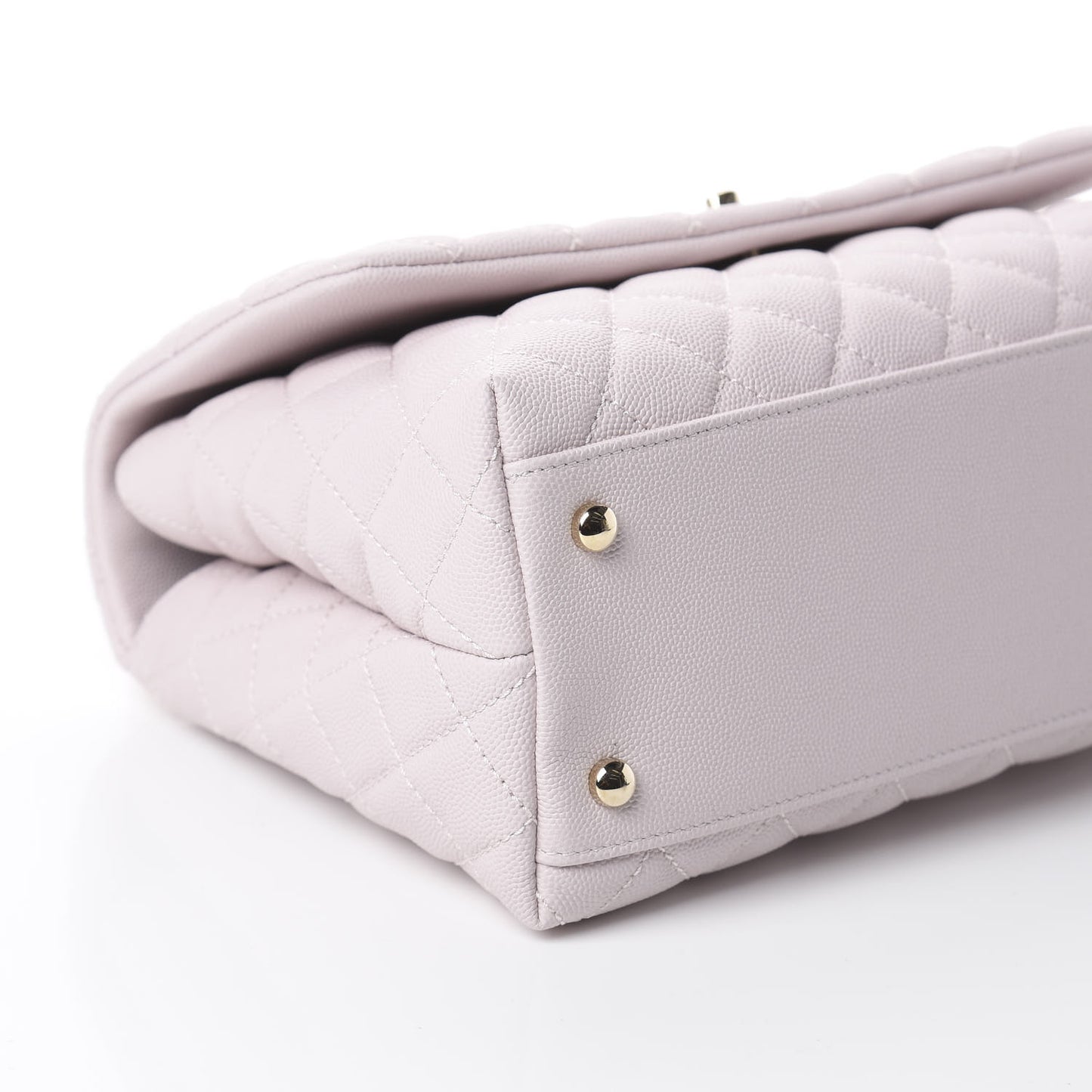 Caviar Quilted Small Coco Handle Flap Lilas Lilac
