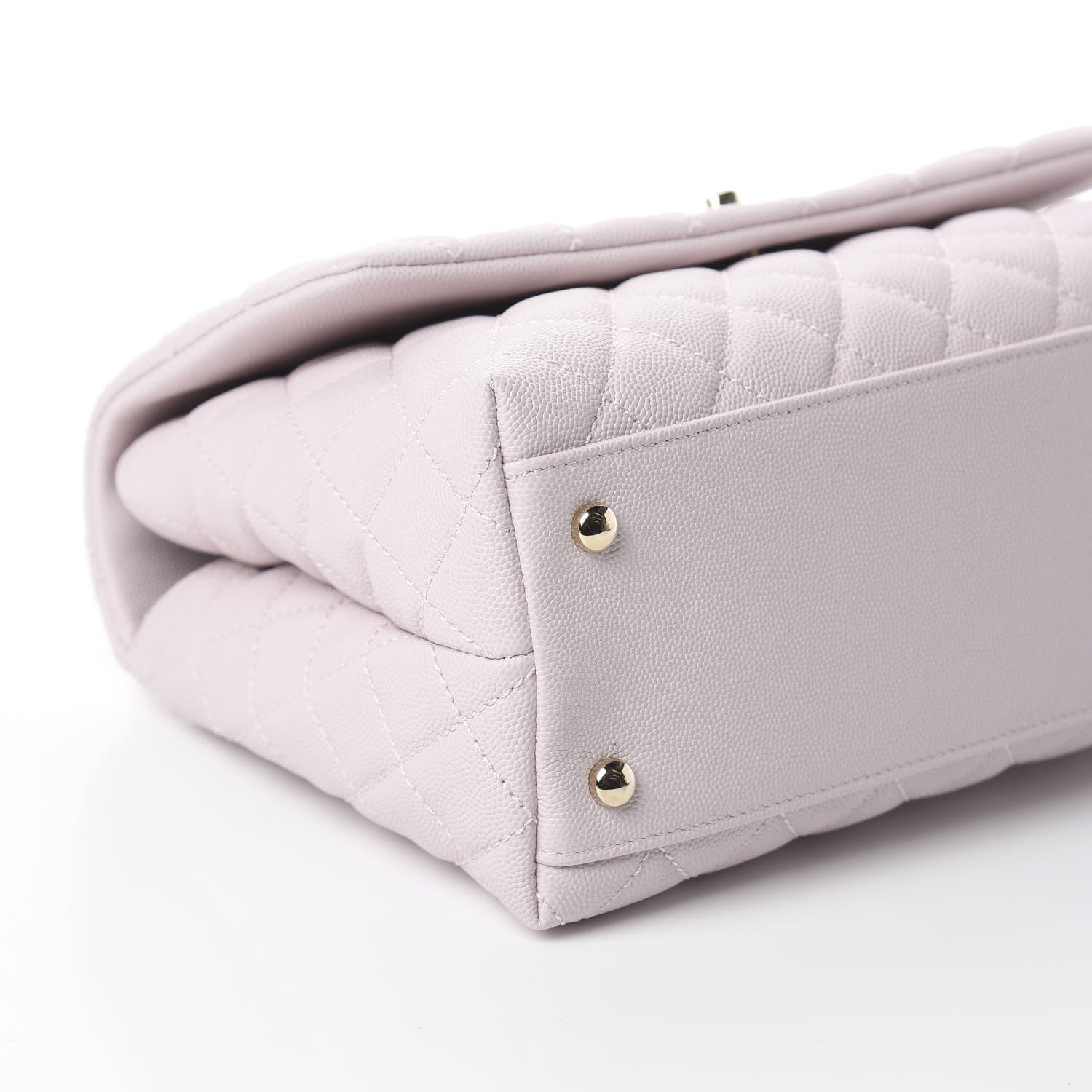 Chanel Caviar Quilted Small Coco Handle Flap Lilas Lilac 7 of 8