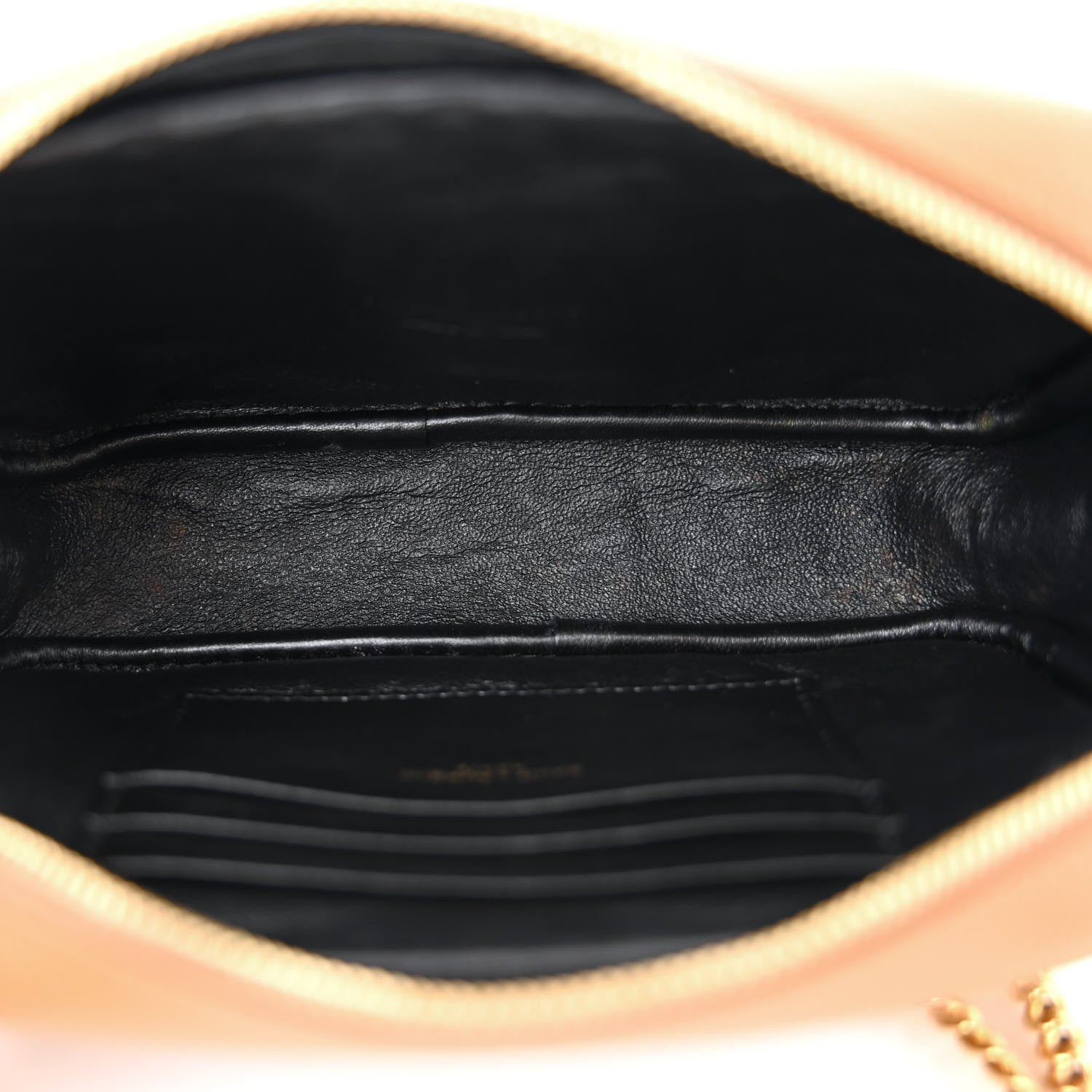 Saint Laurent Grain De Poudre Matelasse Monogram Mini Lou Camera Bag Dark Natural 5 of 11