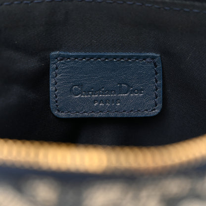 Christian Dior Monogram Mini Saddle Pochette Navy 6 of 11