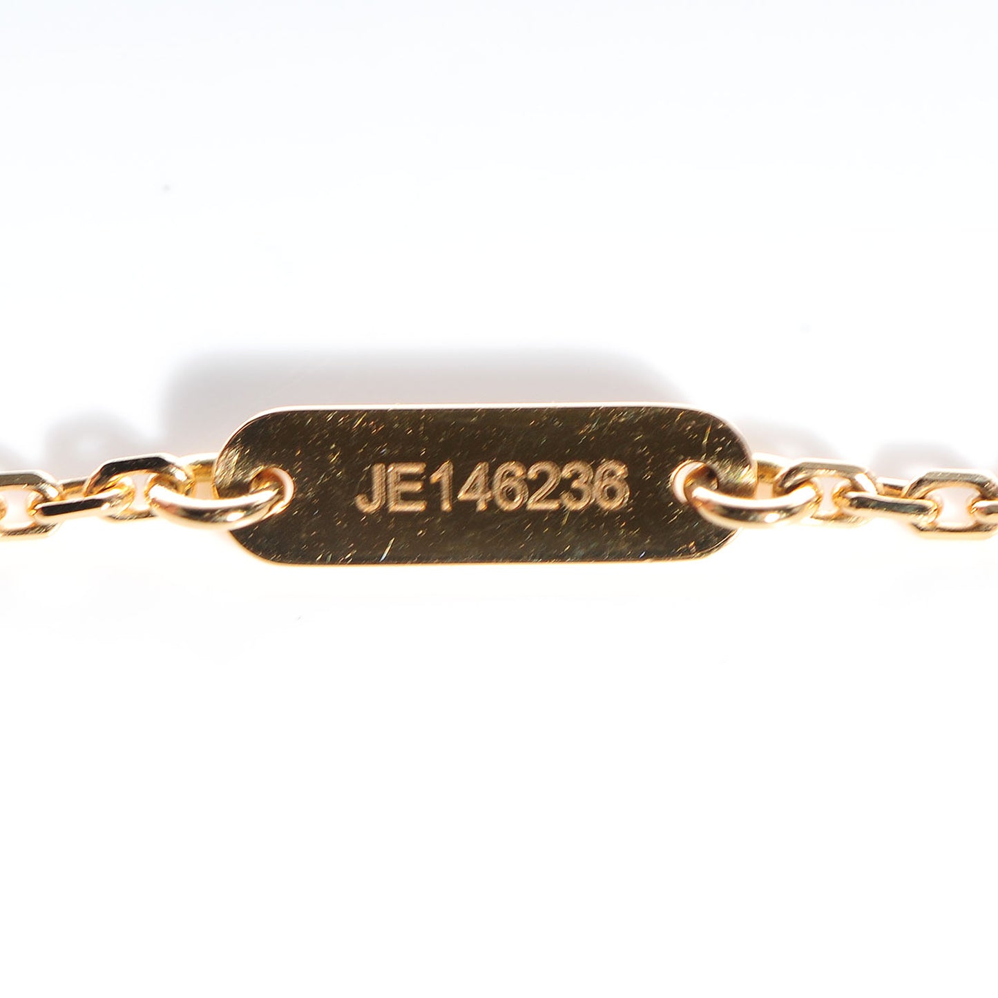 18K Yellow Gold Vintage Alhambra Pendant Necklace