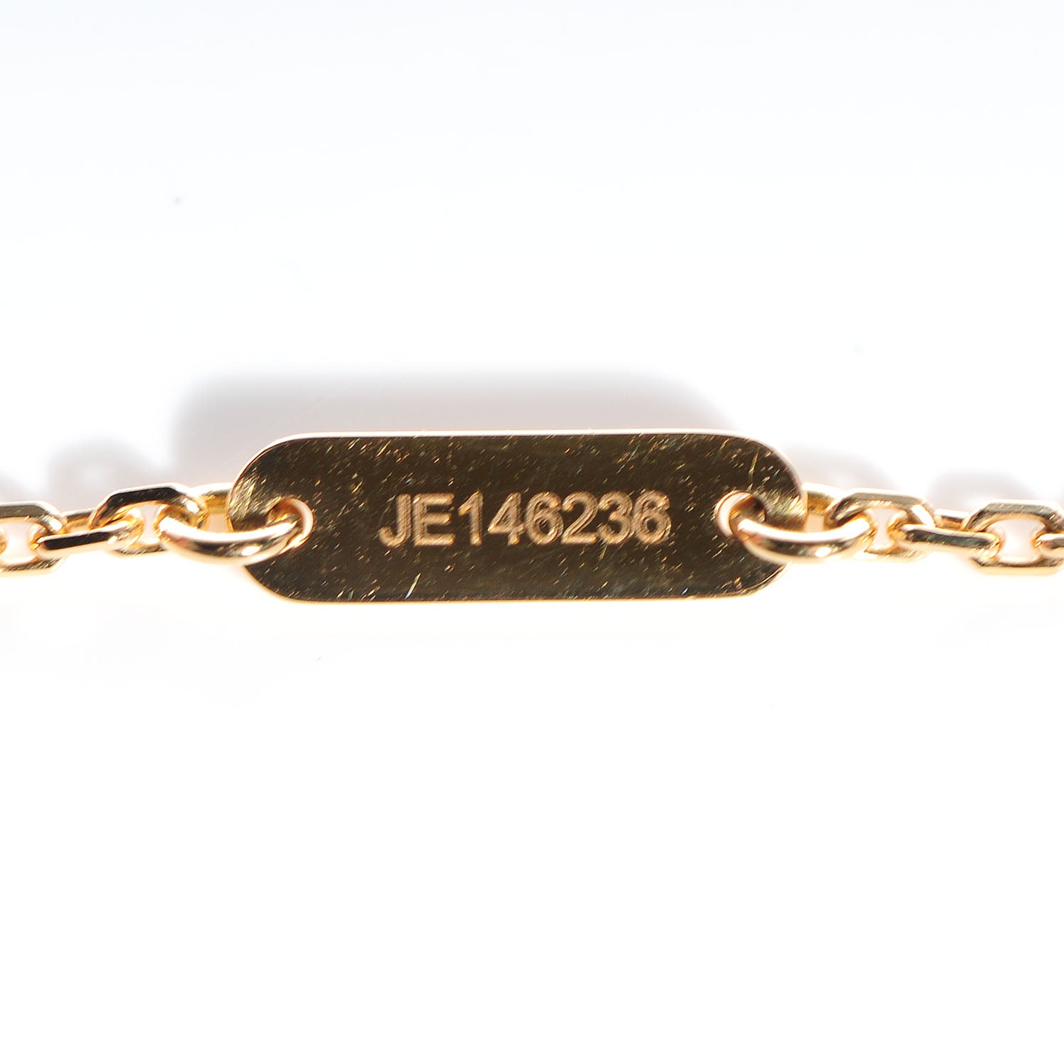 Van Cleef & Arpels 18K Yellow Gold Vintage Alhambra Pendant Necklace 5 of 7
