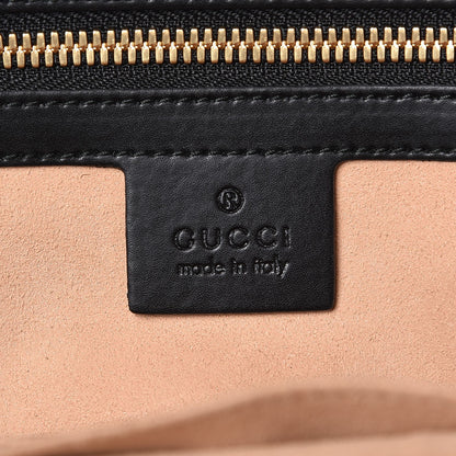Gucci GG Supreme Monogram Bees Print Small Day Backpack Beige Oro Black 7 of 9