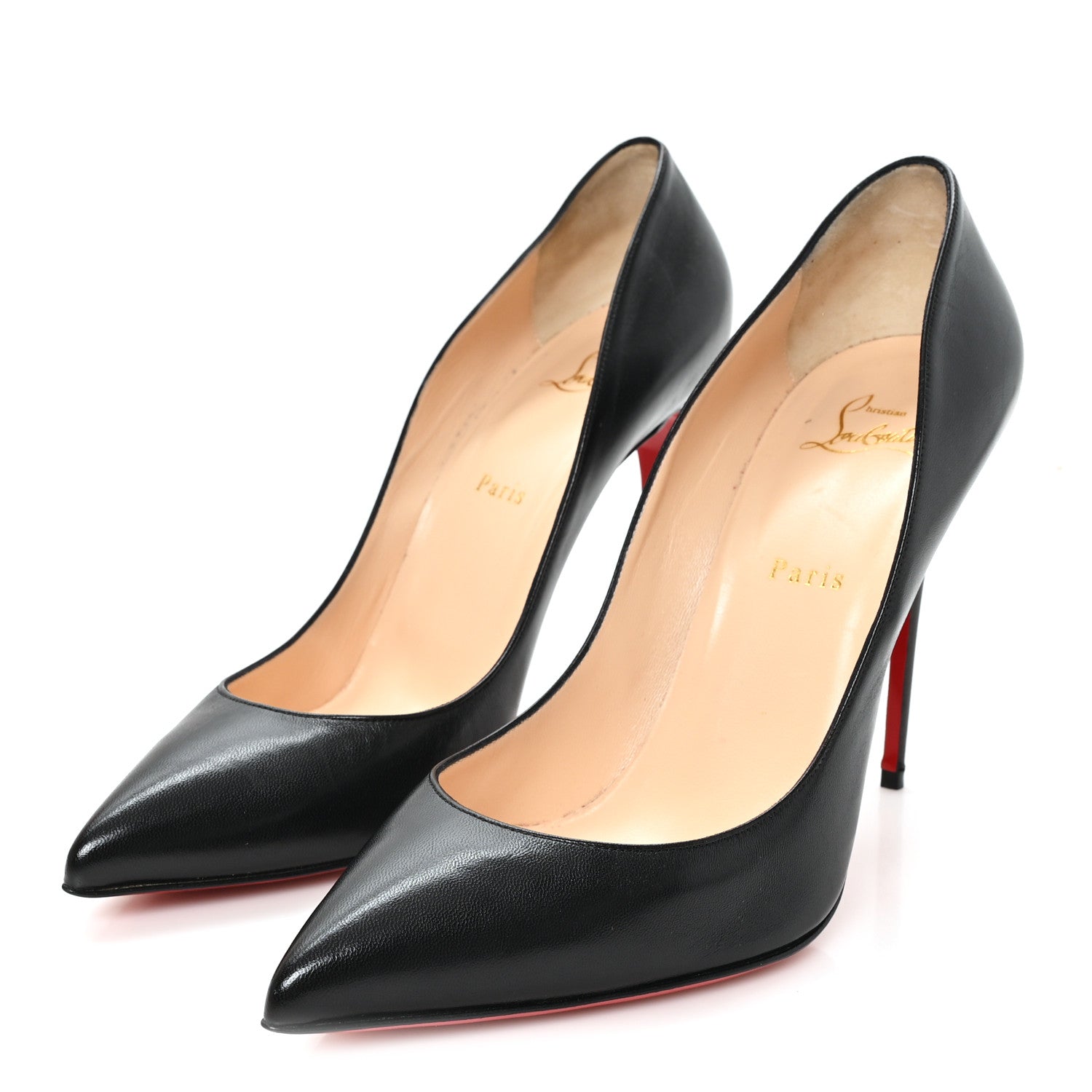 Christian Louboutin Shiny Nappa Pigalle Follies 100 Pumps 41.5 Black 4 of 9