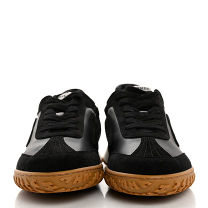 Hermes Nappa Suede Goatskin Jet Sneakers 38.5 Black 2 of 9