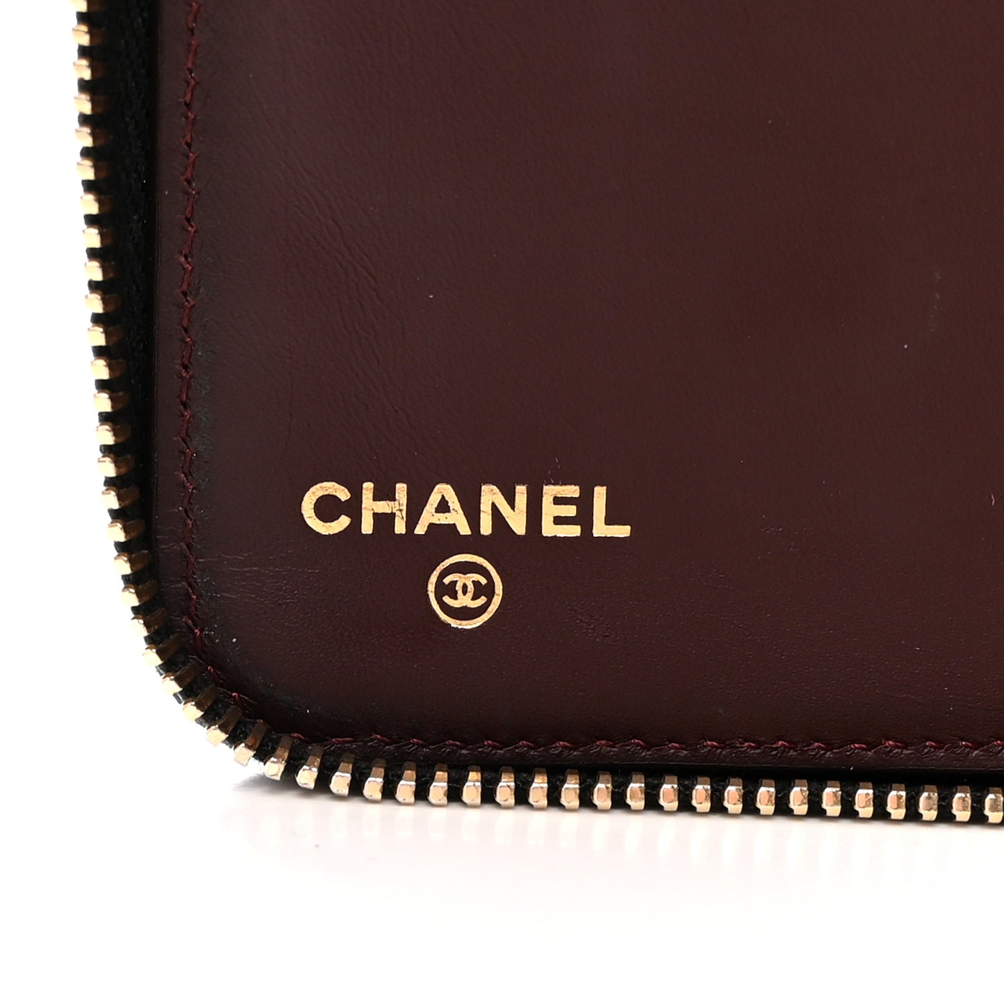 Caviar Quilted Large Zip Around Organizer Wallet Black
