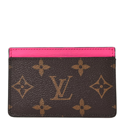 Louis Vuitton Monogram Card Holder Rose 1 of 6