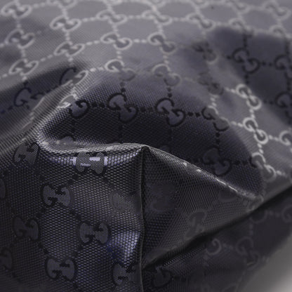Gucci Imprime Monogram Medium Zippered Shopping Tote Navy 11 of 13