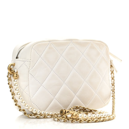 Chanel Lambskin Quilted Mini My Perfect Camera Case White 3 of 10