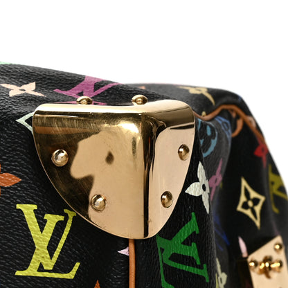 Louis Vuitton Monogram Multicolor Speedy 30 Black 9 of 13