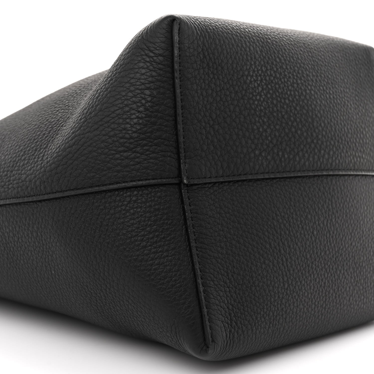 The Row Grained Calfskin Medium N/S Park Tote Black 8 of 10