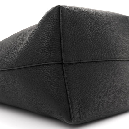 The Row Grained Calfskin Medium N/S Park Tote Black 8 of 10