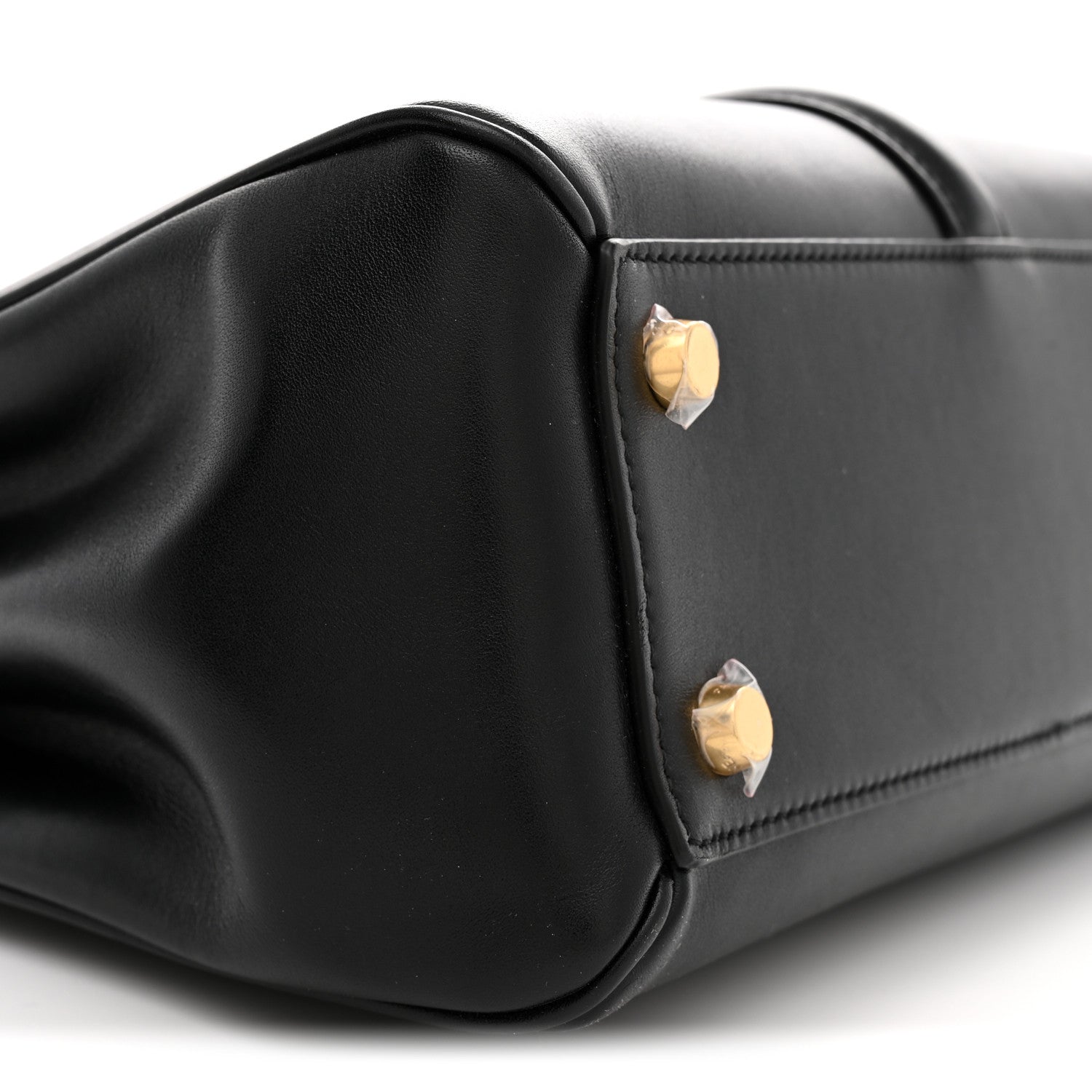 Celine Satinated Calfskin Small 16 Top Handle Bag Black 9 of 11