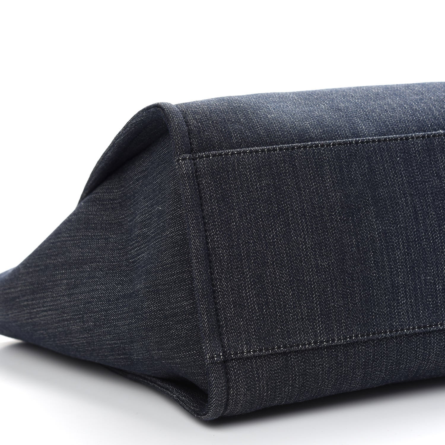 Chanel Denim Medium Deauville Tote Dark Blue 8 of 9