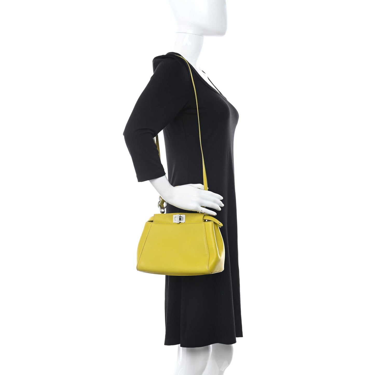 Nappa Mini Peekaboo Iconic Satchel Lime