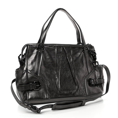 Burberry Metallic Calfskin Miley Diaper Bag Trench 2 of 4
