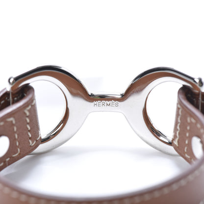 Hermes Barenia Pavane Cuff M Fauve 5 of 5