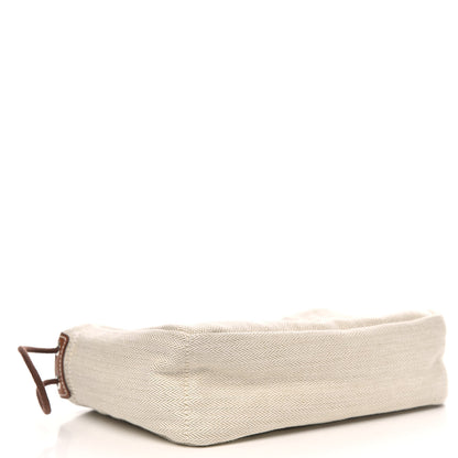 Hermes Canvas Barenia Fourbi 20 PM Pouch Naturel Fauve 4 of 9