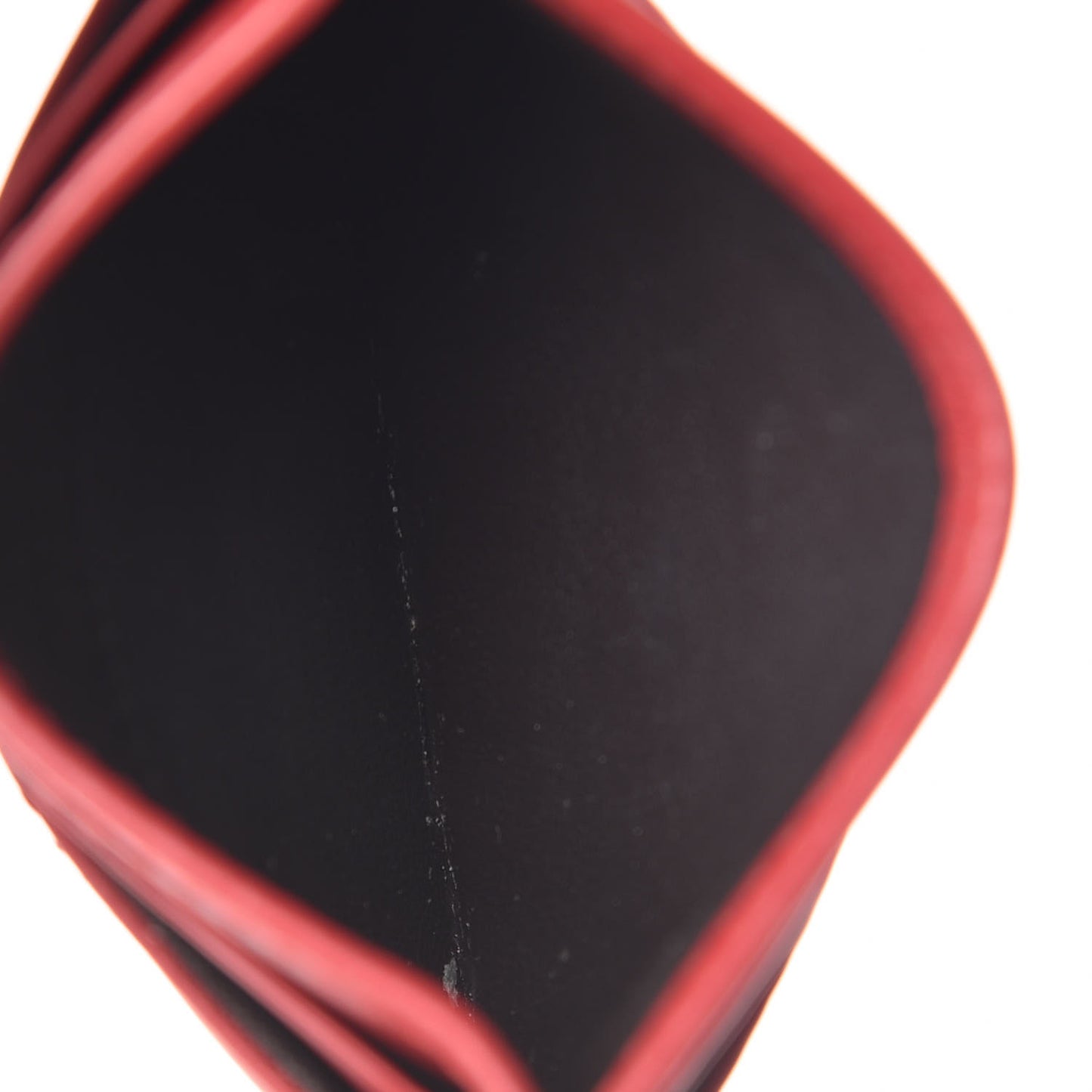 Calfskin Matelasse GG Marmont Card Holder Hibiscus Red