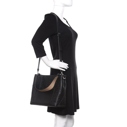 MCM Calfskin Ottomar Medium Klara Hobo Black 2 of 10