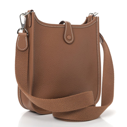 Hermes Taurillon Clemence Evelyne TPM Gold 2 of 4
