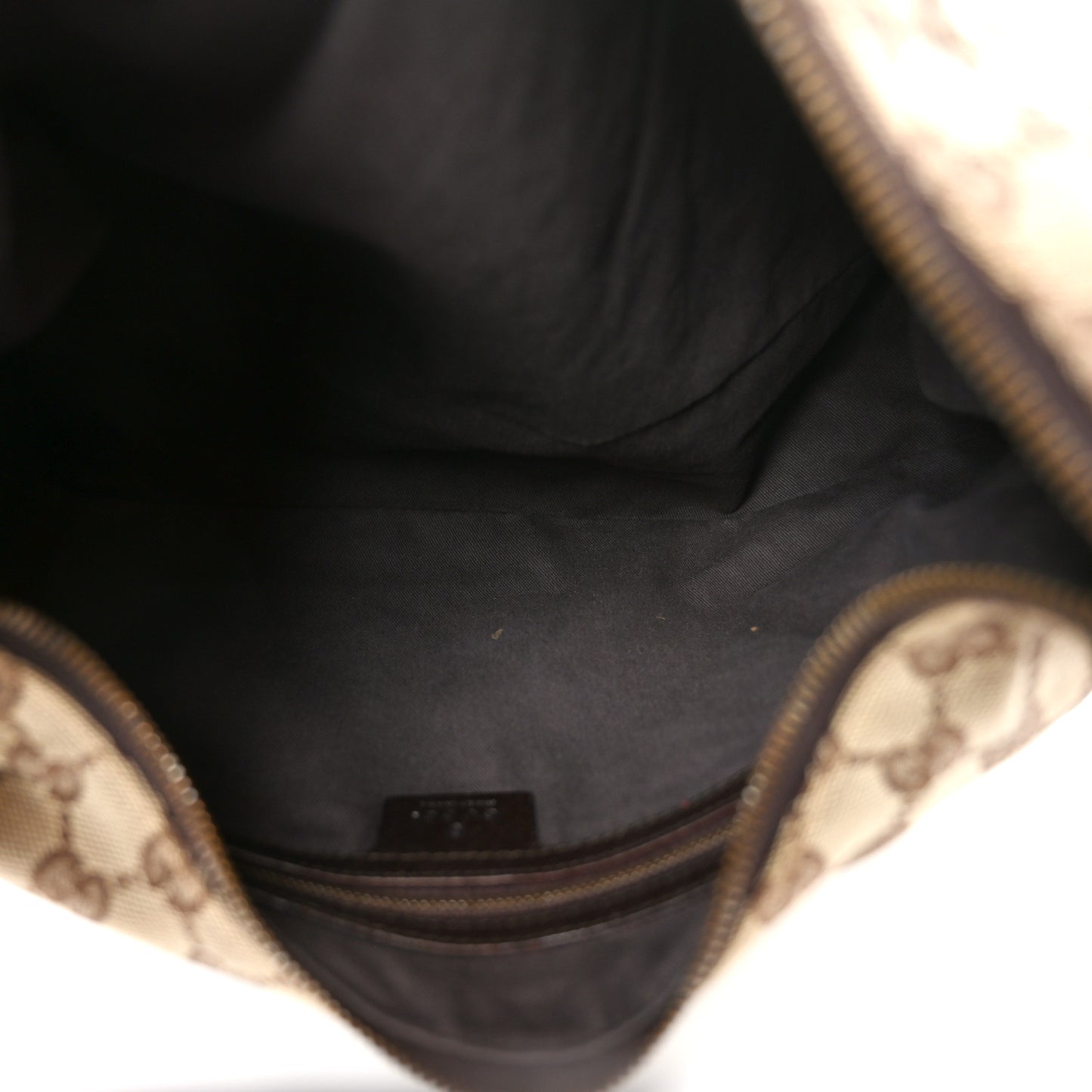Monogram Medium Horsebit Chain Hobo Dark Brown