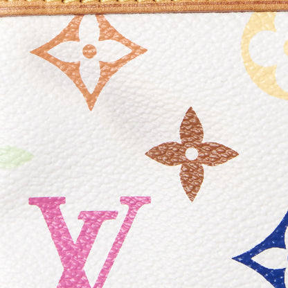 Louis Vuitton Monogram Multicolor Pochette Accessories White 10 of 10