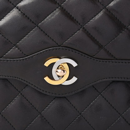 Chanel Lambskin Quilted Small Double Flap Black 10 of 12