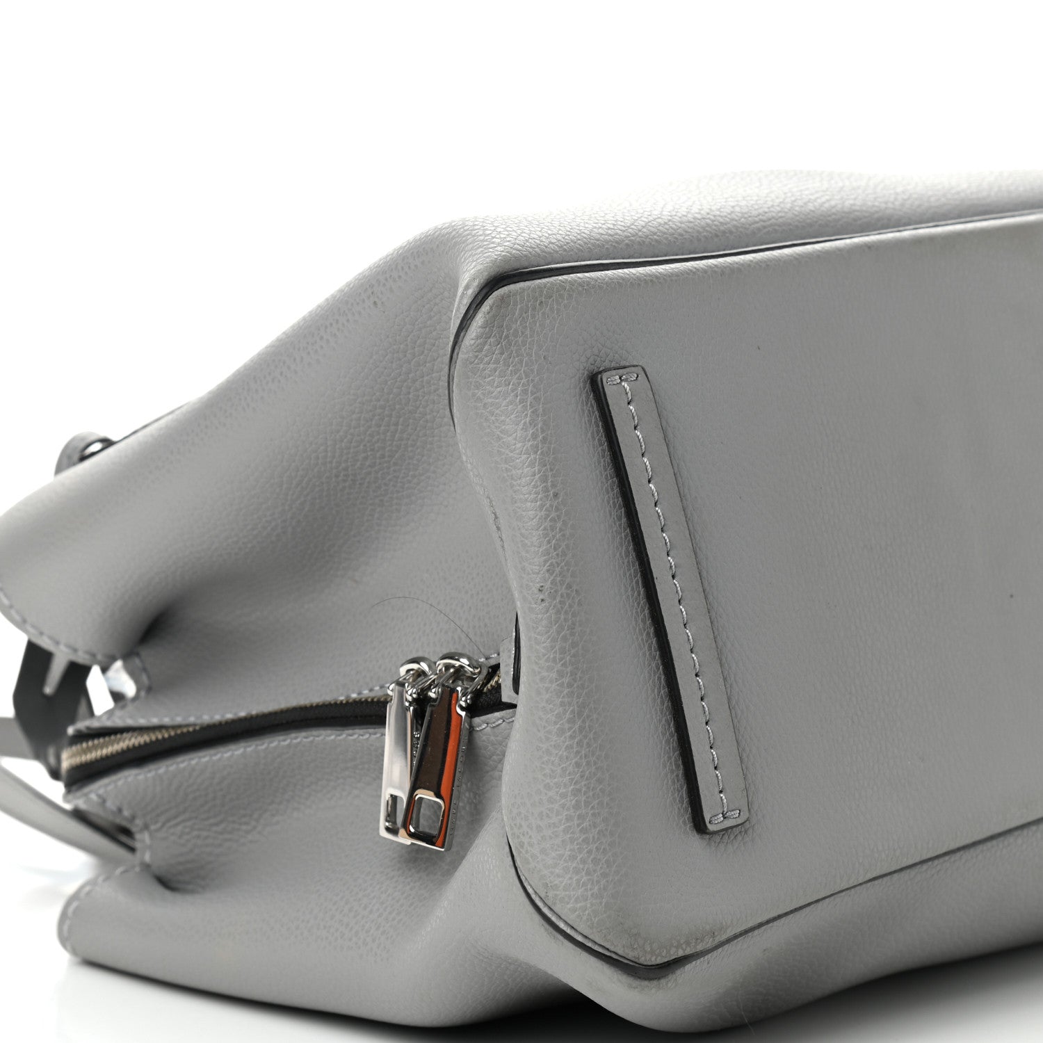 Marc Jacobs Pebbled Calfskin Editor Shopping Tote Grey 8 of 10