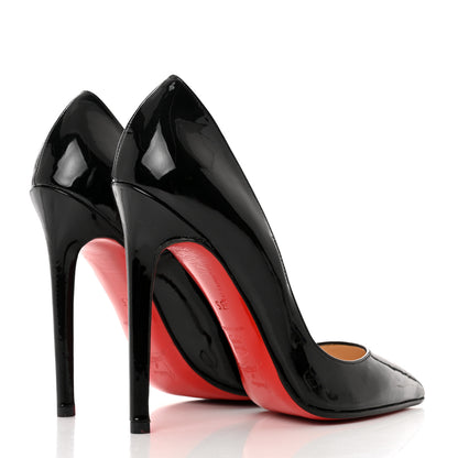 Christian Louboutin Patent Pigalle Follies 100 Pumps 35 Black 4 of 8