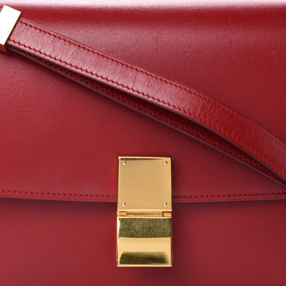 Celine Box Calfskin Classic Box Flap Bag Red 10 of 10