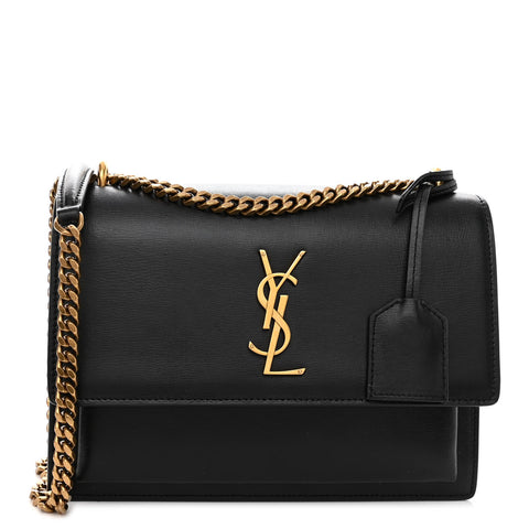 Calfskin Medium Monogram Sunset Black