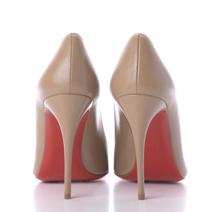 Christian Louboutin Jazz Calfskin Decollete 868 100 Pumps 35.5 Beige 5 of 8