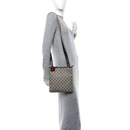 Gucci GG Plus Monogram Signature Web Loop Messenger Blue 2 of 10