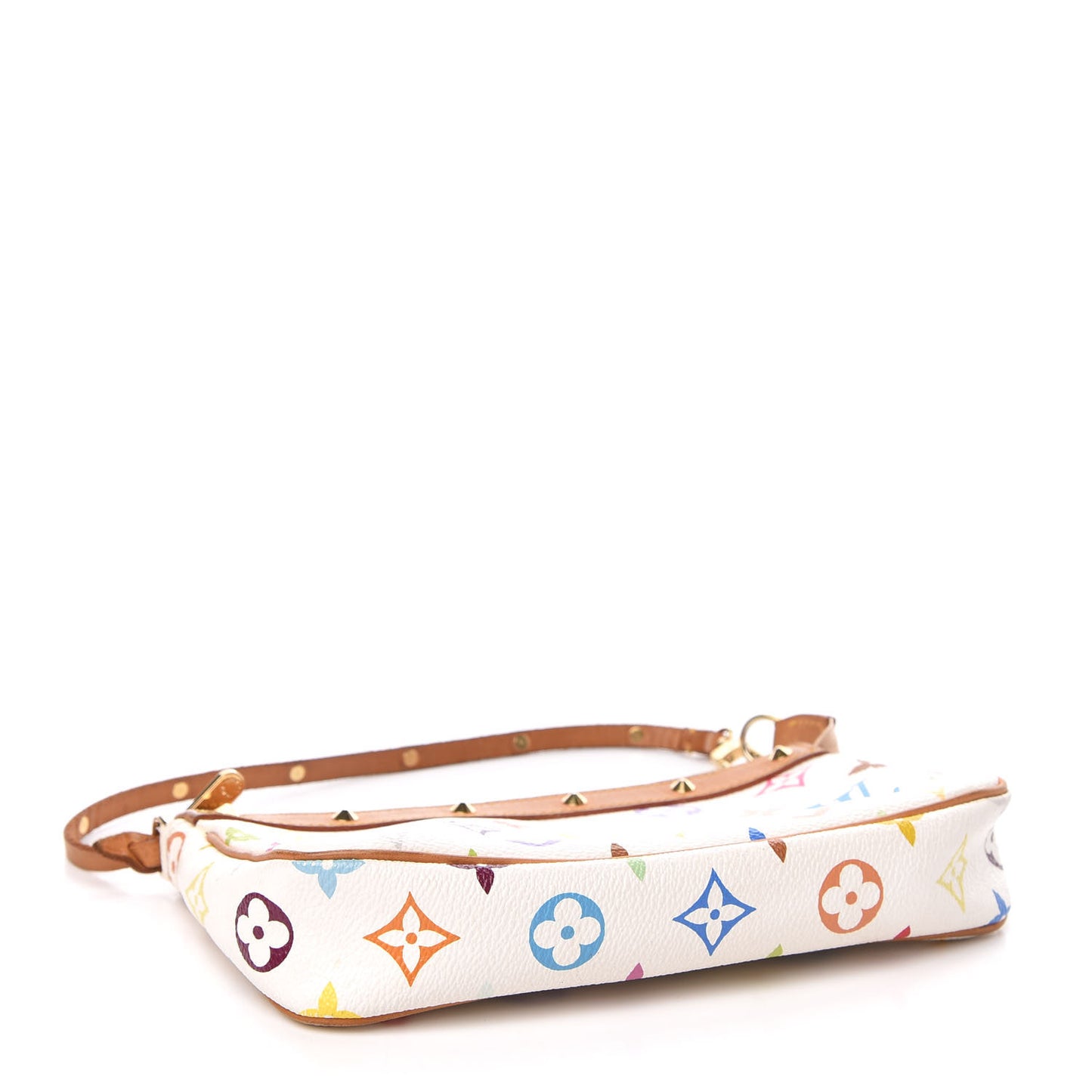 Monogram Multicolor Pochette Accessories White