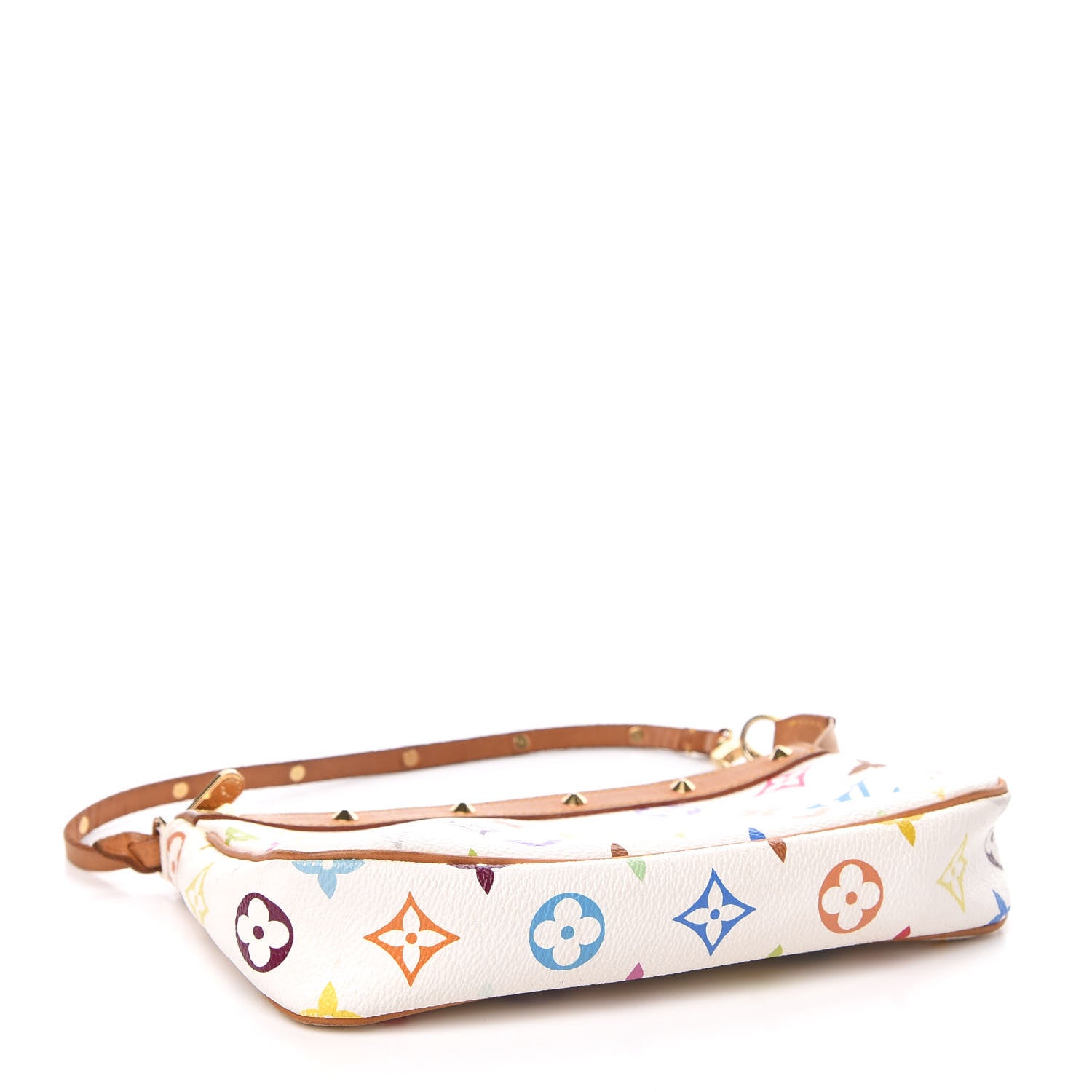 Louis Vuitton Monogram Multicolor Pochette Accessories White 4 of 12