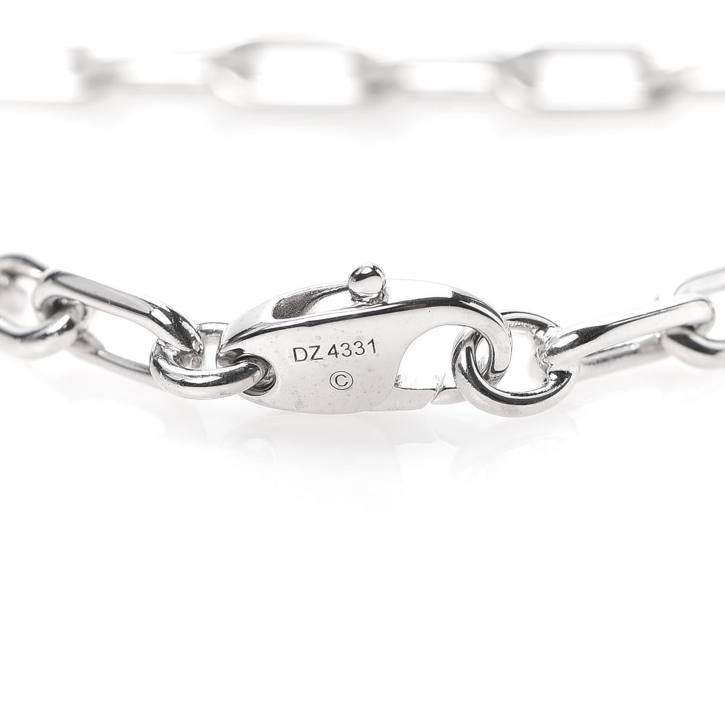 18K White Gold Spartacus Chain Bracelet